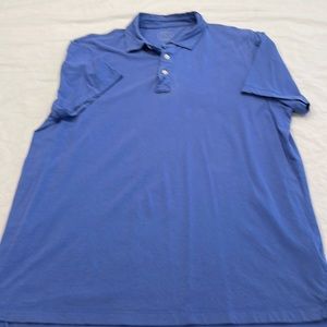 Vintage Jcrew broken in polo size XL blue